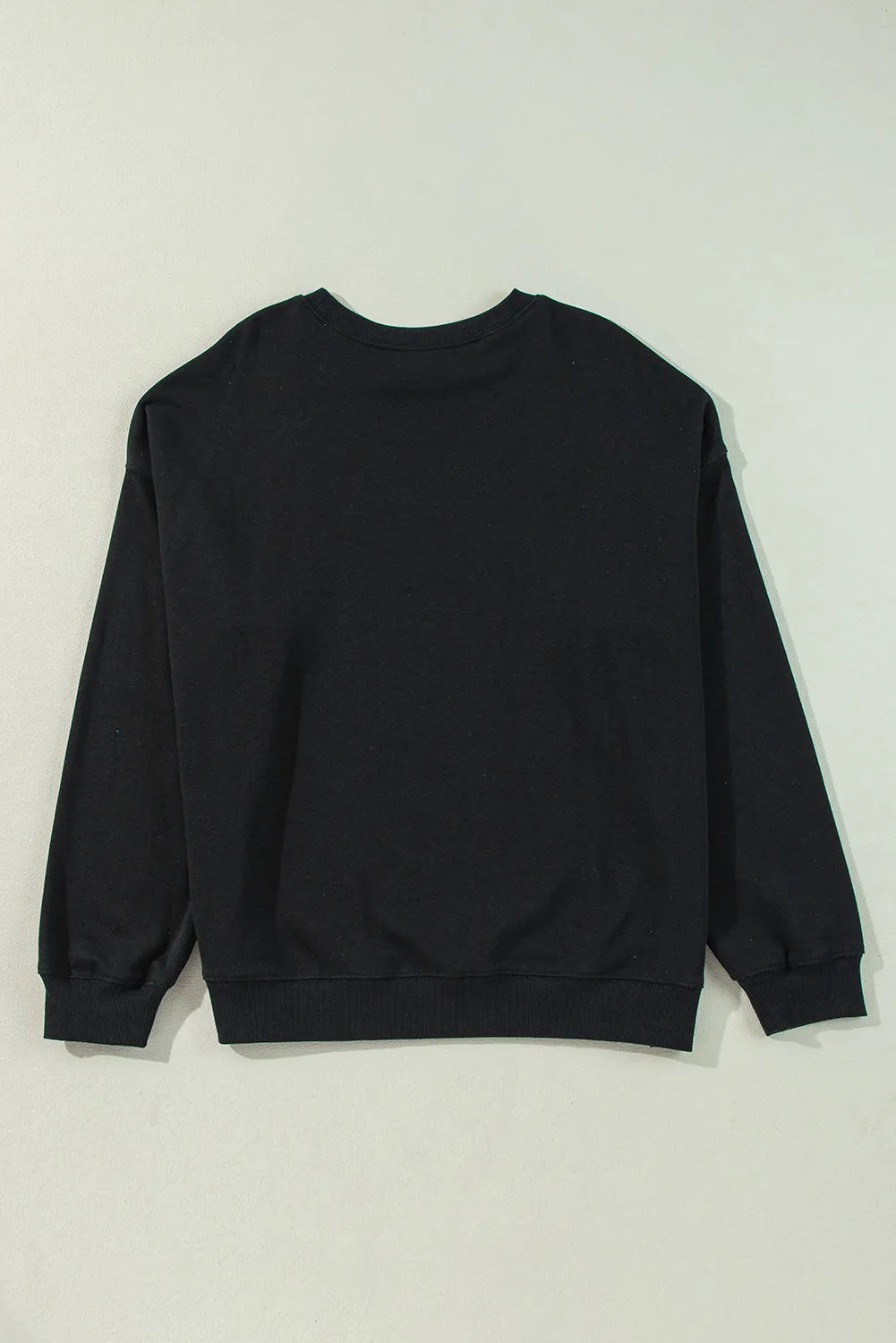 Plus Size Round Neck Long Sleeve Sweatshirt