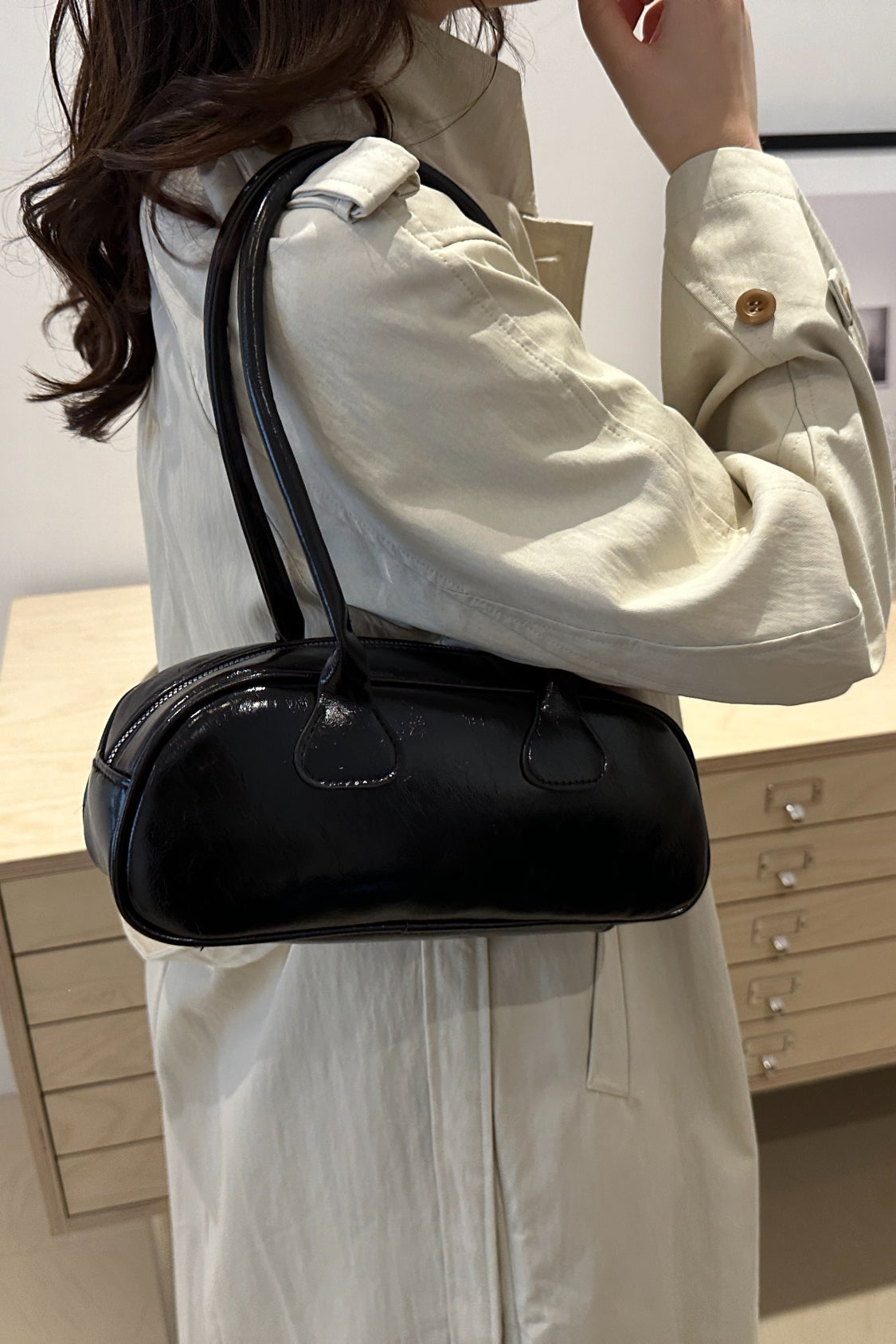 PU Leather Shoulder Bag